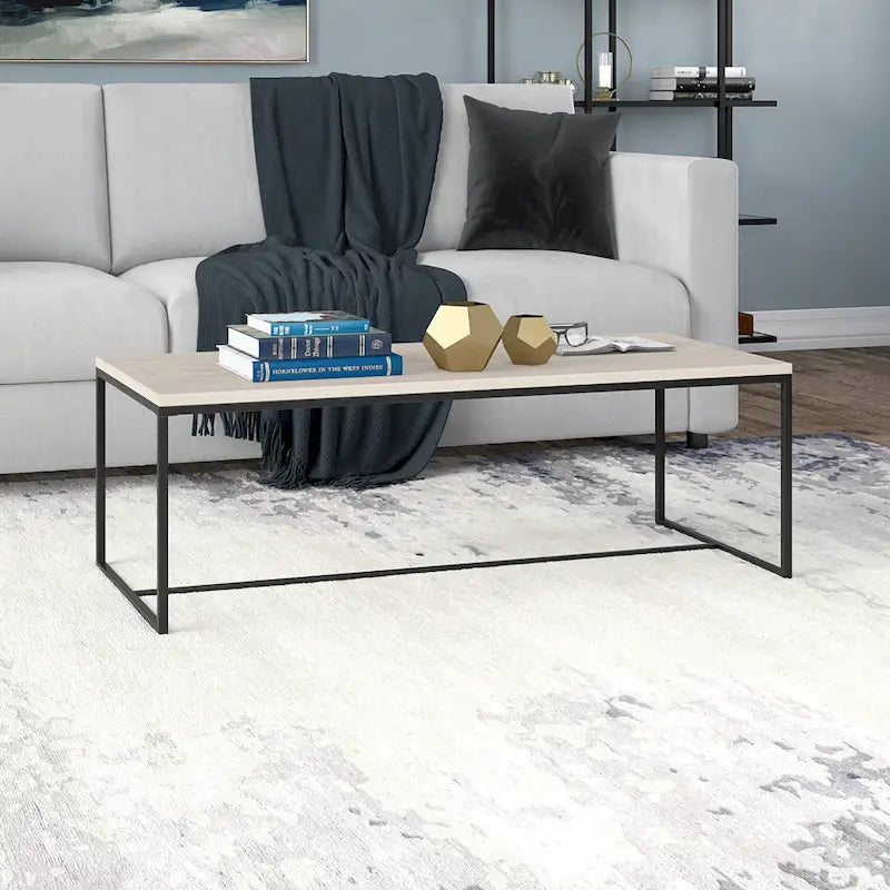 Table basse rectangulaire Boone 47 de large