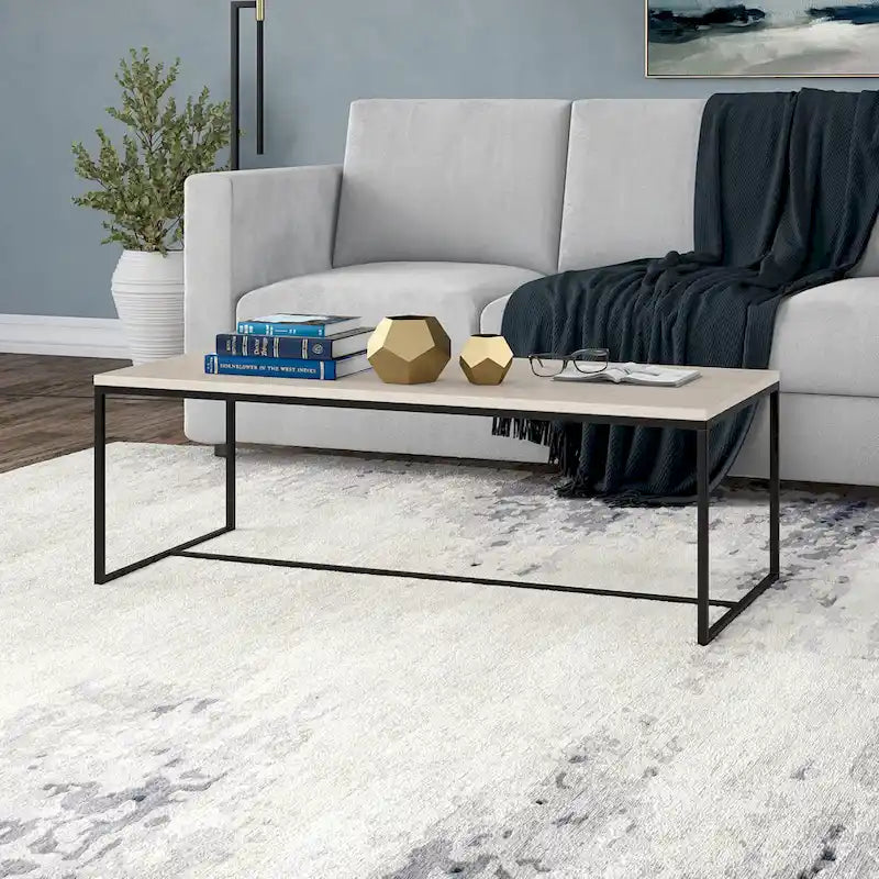 Table basse rectangulaire Boone 47 de large