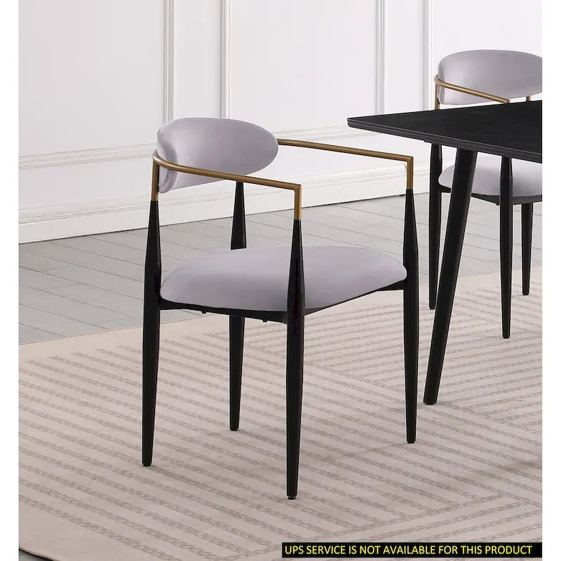 Chaises d'appoint modernes et contemporaines (lot de 2)