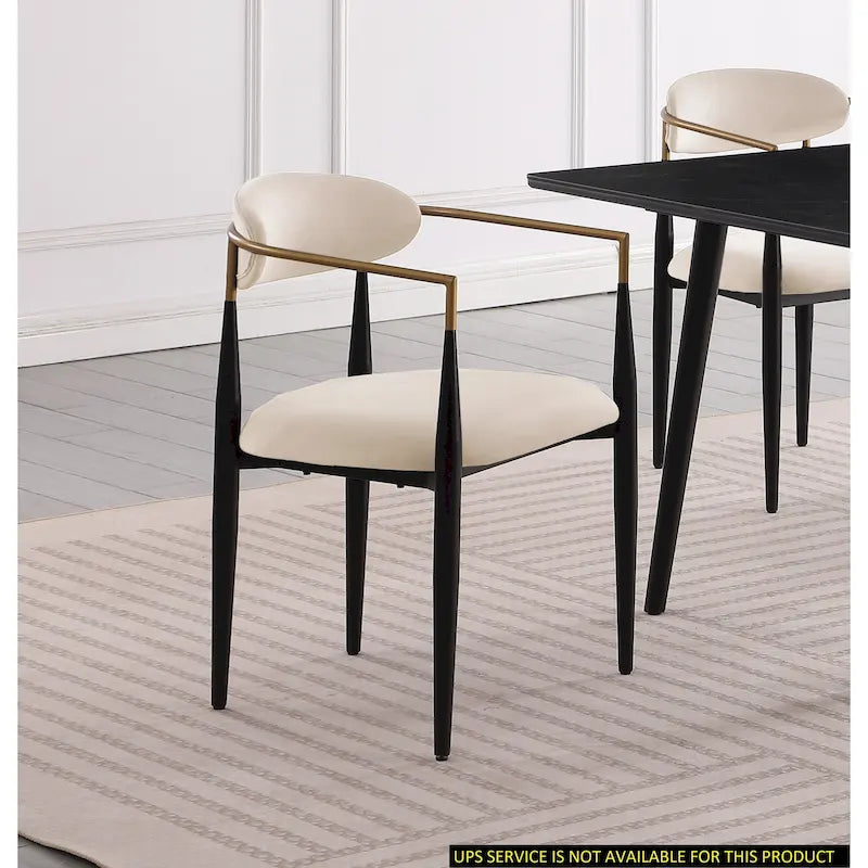 Chaises d'appoint modernes et contemporaines (lot de 2)