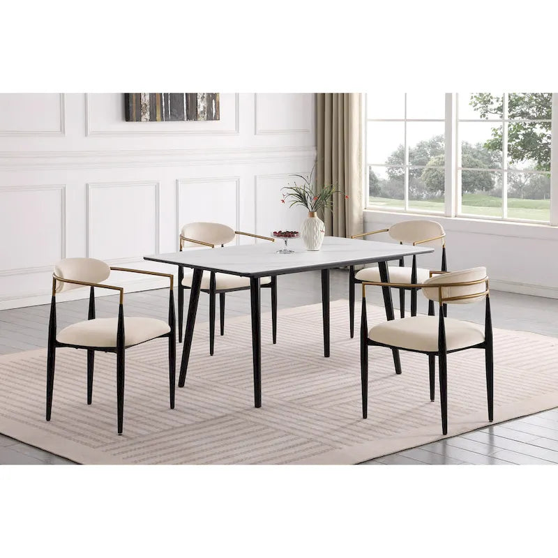 Chaises d'appoint modernes et contemporaines (lot de 2)