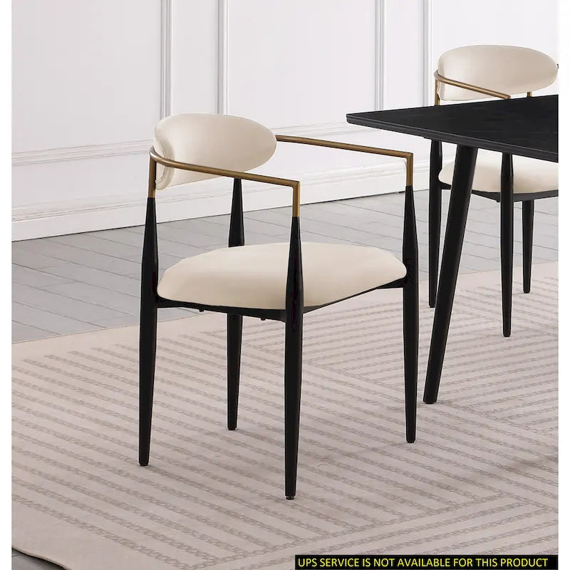 Chaises d'appoint modernes et contemporaines (lot de 2)