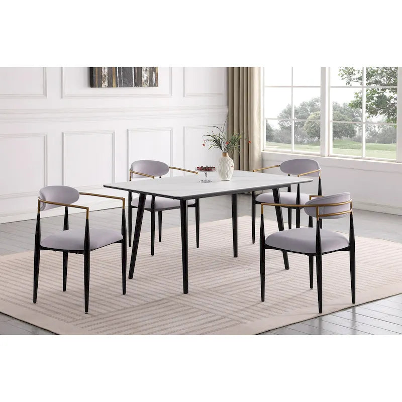 Chaises d'appoint modernes et contemporaines (lot de 2)