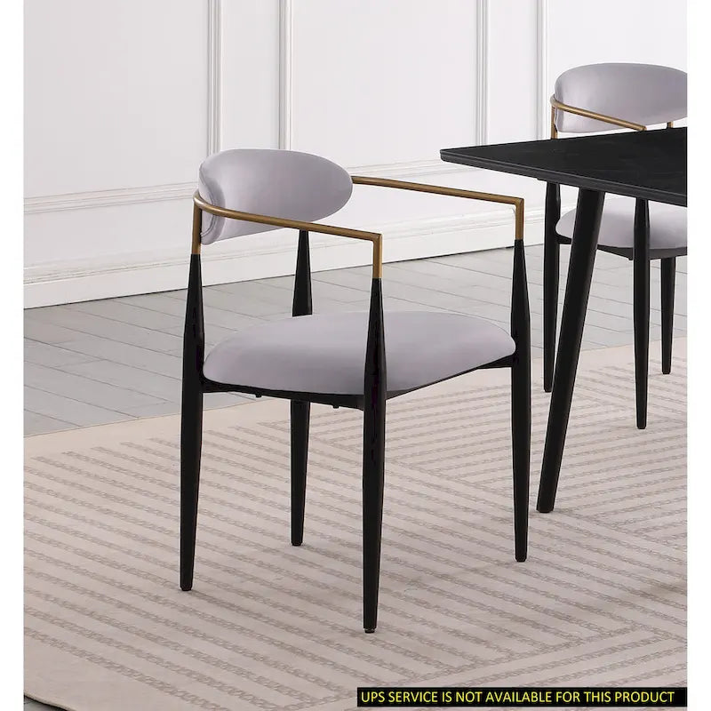 Chaises d'appoint modernes et contemporaines (lot de 2)