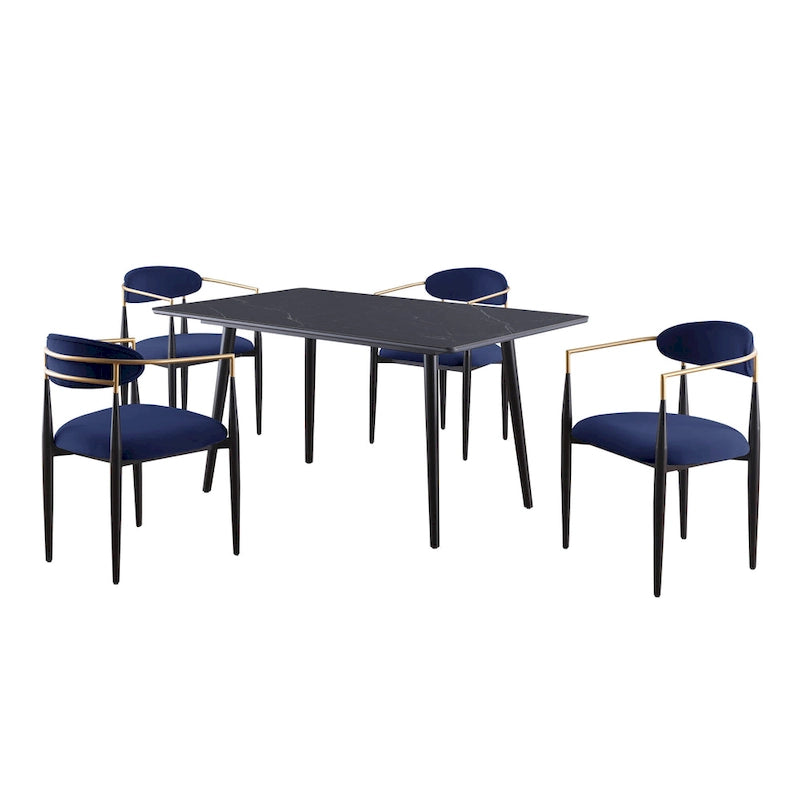 Chaises d'appoint modernes et contemporaines (lot de 2)