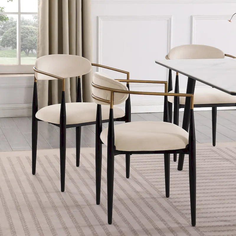 Chaises d'appoint modernes et contemporaines (lot de 2)