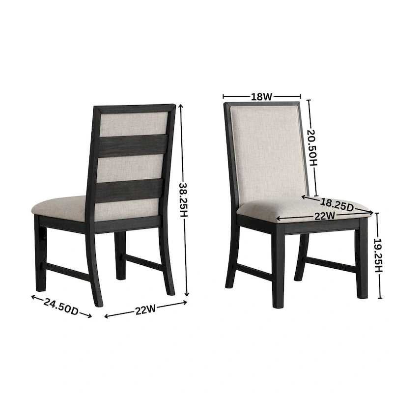 Ensemble de salle à manger rond 5 pièces Gates de Roundhill Furniture, gris clair