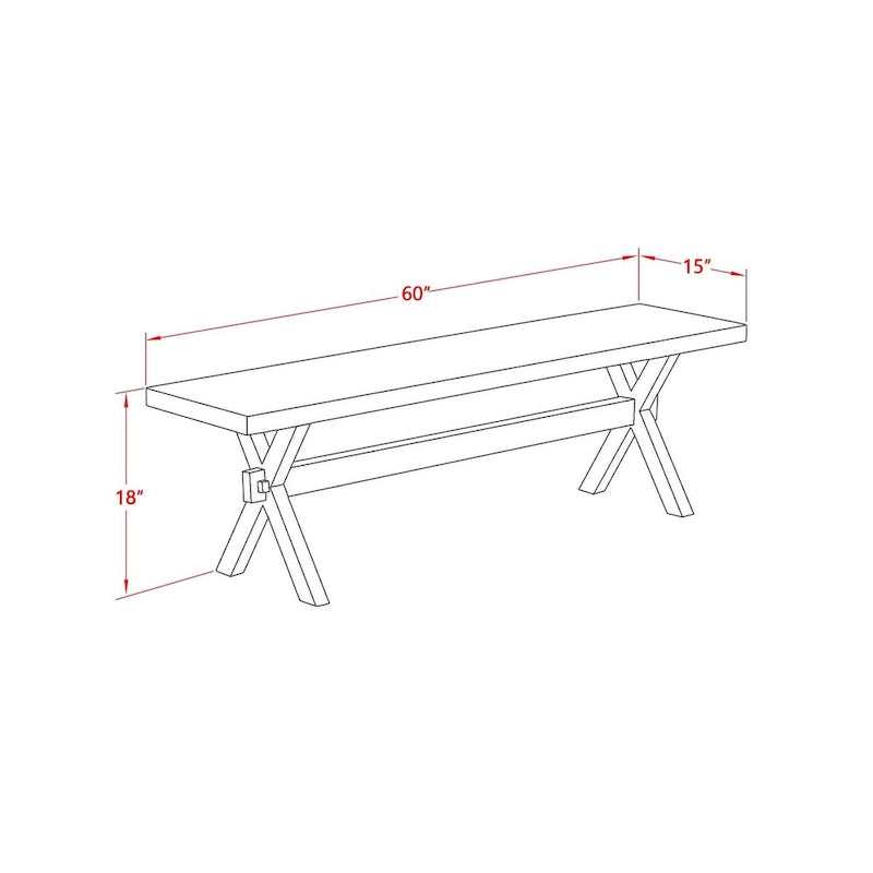 Ensemble de salle à manger East West Furniture : table rectangulaire et chaises Parson en lin crème, coloris blanc lin (composition au choix).