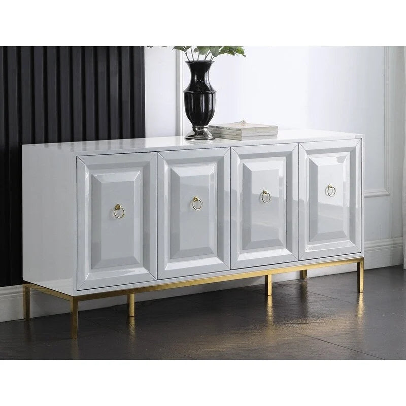 Buffet laqué 65 po à 4 portes et 1 tiroir de Best Master Furniture