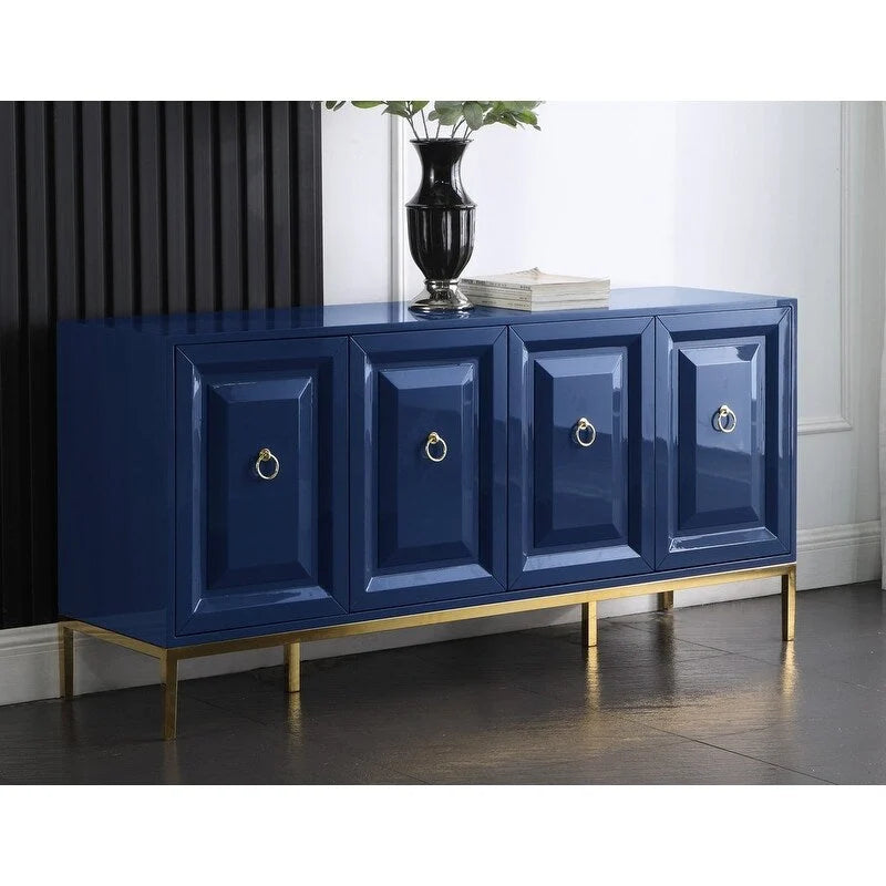 Buffet laqué 65 po à 4 portes et 1 tiroir de Best Master Furniture