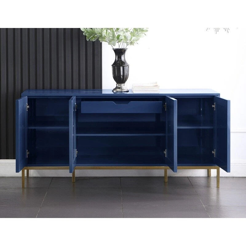 Buffet laqué 65 po à 4 portes et 1 tiroir de Best Master Furniture