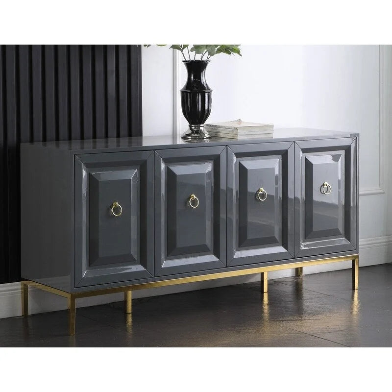 Buffet laqué 65 po à 4 portes et 1 tiroir de Best Master Furniture