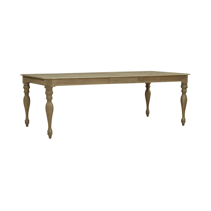 Ensemble de table rectangulaire 7 pièces Magnolia Manor couleur biscuit vieilli