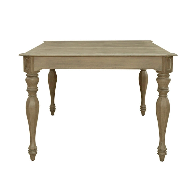 Ensemble de table rectangulaire 7 pièces Magnolia Manor couleur biscuit vieilli