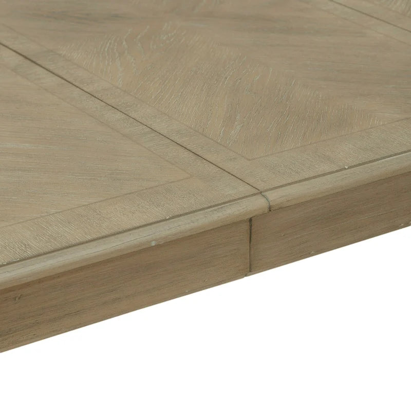 Ensemble de table rectangulaire 7 pièces Magnolia Manor couleur biscuit vieilli