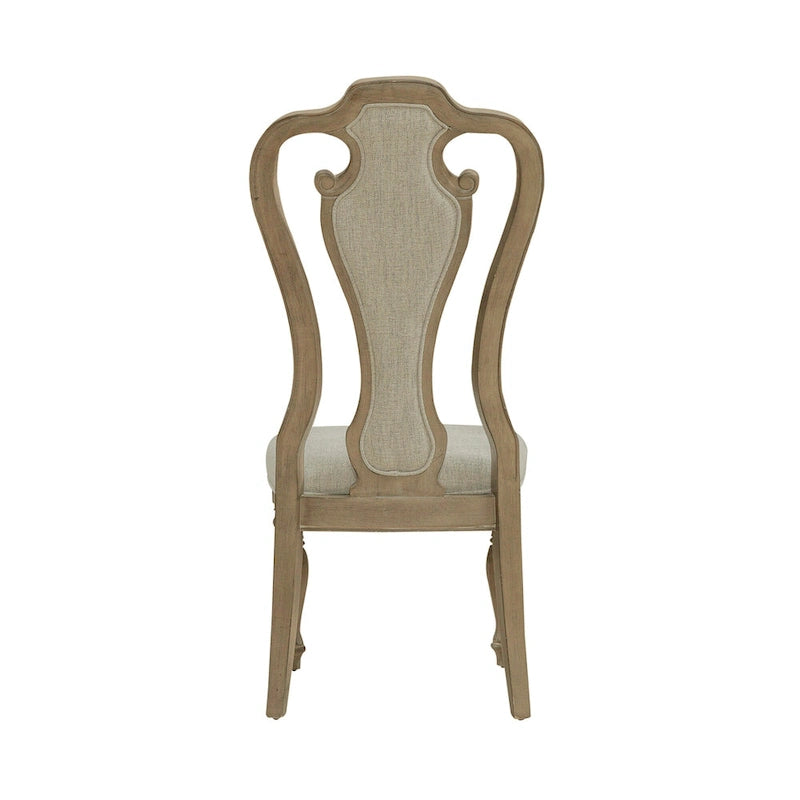 Ensemble de table rectangulaire 7 pièces Magnolia Manor couleur biscuit vieilli