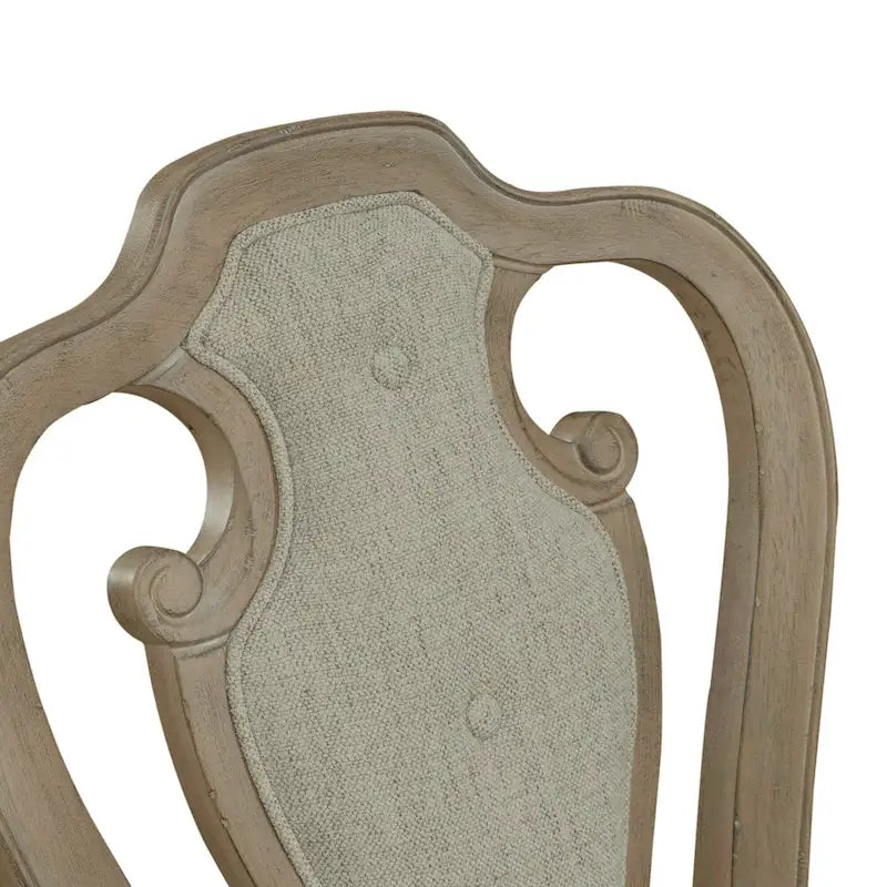 Ensemble de table rectangulaire 7 pièces Magnolia Manor couleur biscuit vieilli