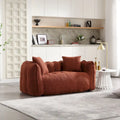 Pouf deux places avec âme en mousse haute résilience. Ce canapé inclinable carré et confortable est idéal pour toute la famille.