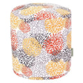 Pouf ottoman Majestic Home Goods Citrus Blooms pour intérieur/extérieur, 40,6 cm L x 40,6 cm l x 43,2 cm H