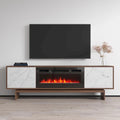 Meuble TV avec cheminée Gram BL-EF