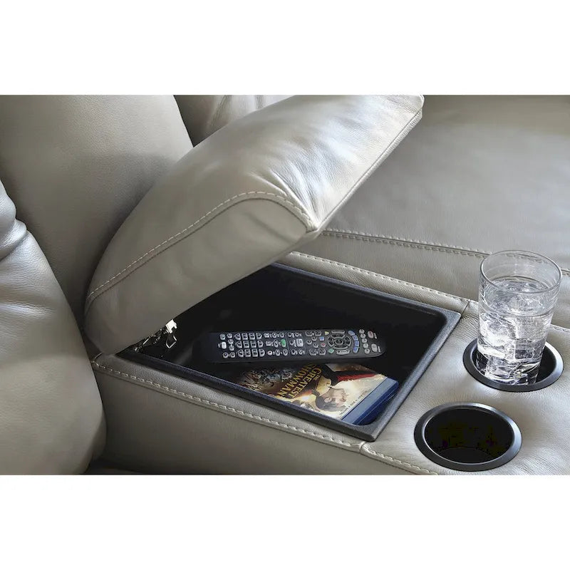 Canapé d'angle inclinable électrique 3 pièces Signature Design by Ashley Dunleith avec console
