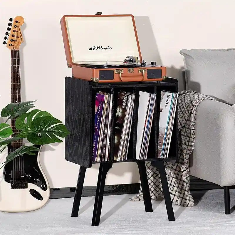 Support pour petite platine vinyle, largeur 11,7 pouces - 16,5 x 11,7 x 26,1