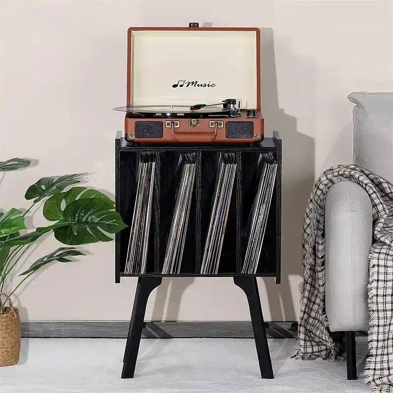 Support pour petite platine vinyle, largeur 11,7 pouces - 16,5 x 11,7 x 26,1