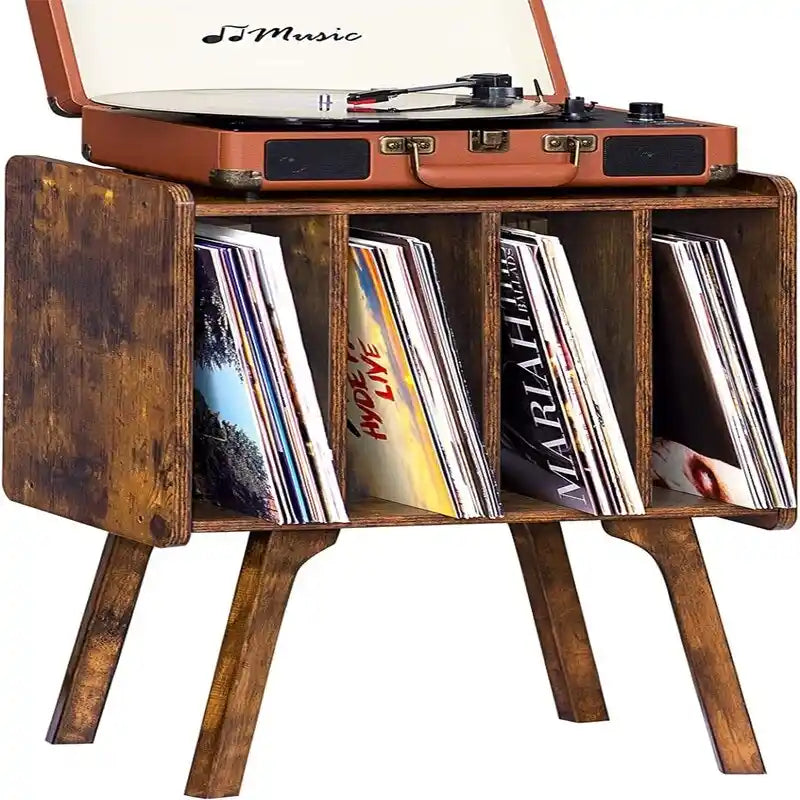 Support pour petite platine vinyle, largeur 11,7 pouces - 16,5 x 11,7 x 26,1