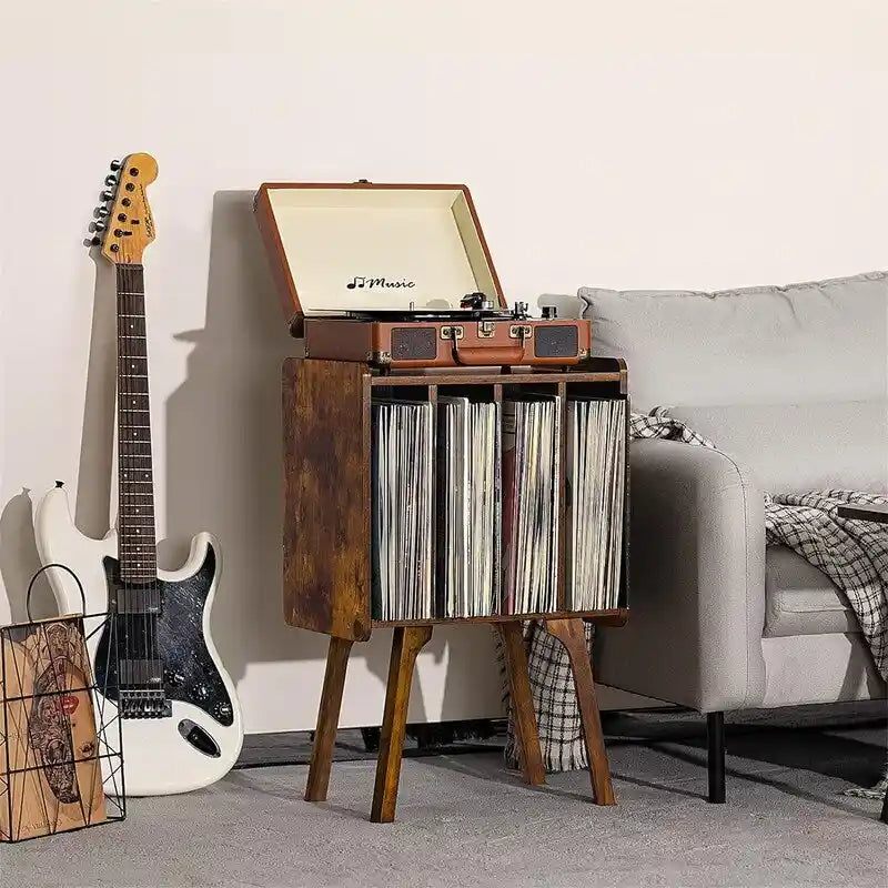 Support pour petite platine vinyle, largeur 11,7 pouces - 16,5 x 11,7 x 26,1