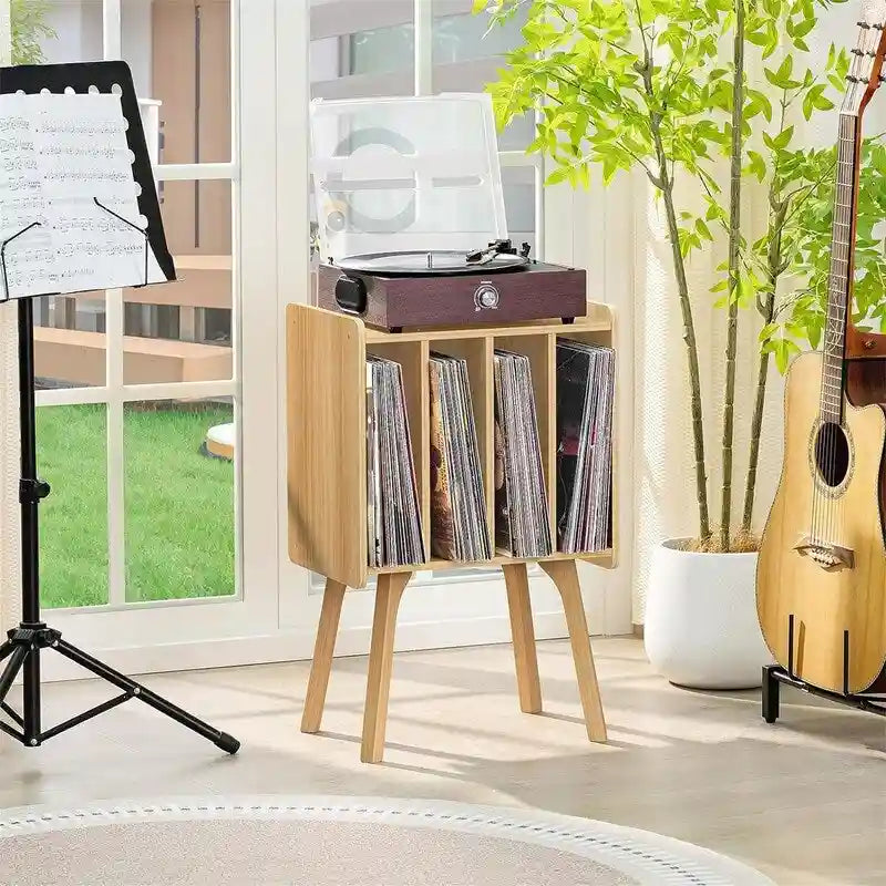 Support pour petite platine vinyle, largeur 11,7 pouces - 16,5 x 11,7 x 26,1