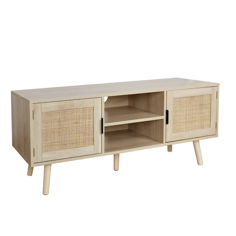 Meuble TV moderne Anmytek 47, console multimédia pour téléviseurs jusqu'à 65 pouces (119 cm) de largeur