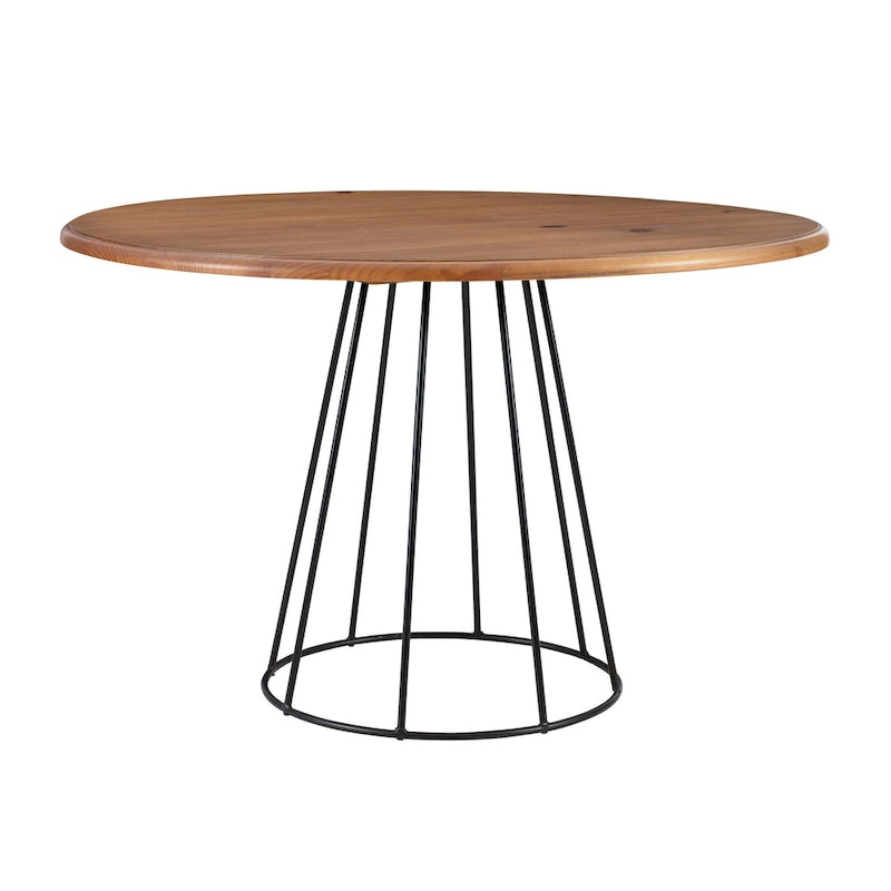 Table de salle à manger ronde Saloma - Noire