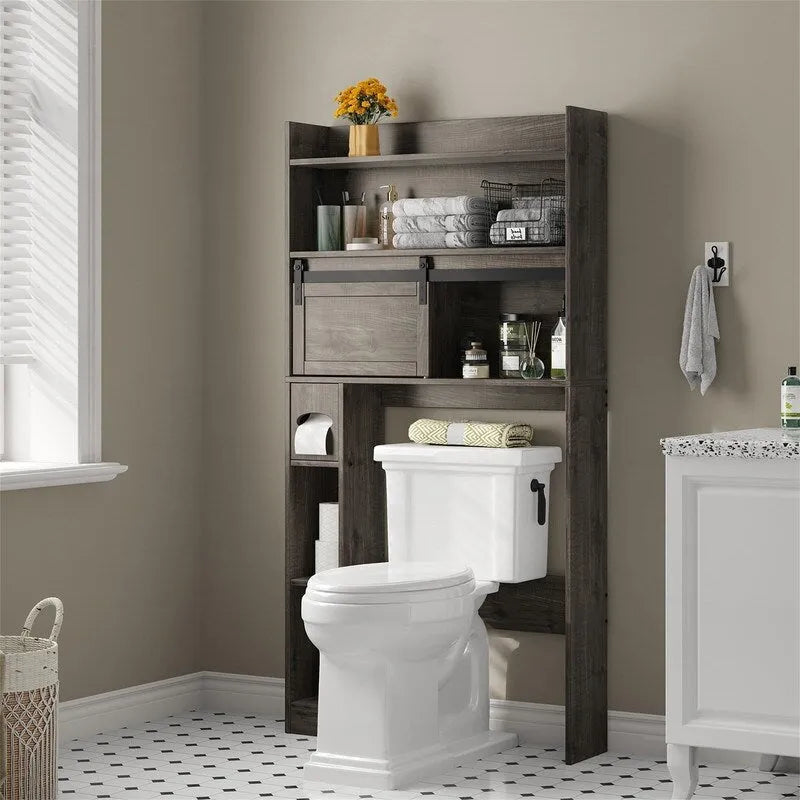 Armoire de rangement à installer au-dessus des toilettes - 7,7 cm (P) x 32,3 cm (L) x 61,9 cm (H)