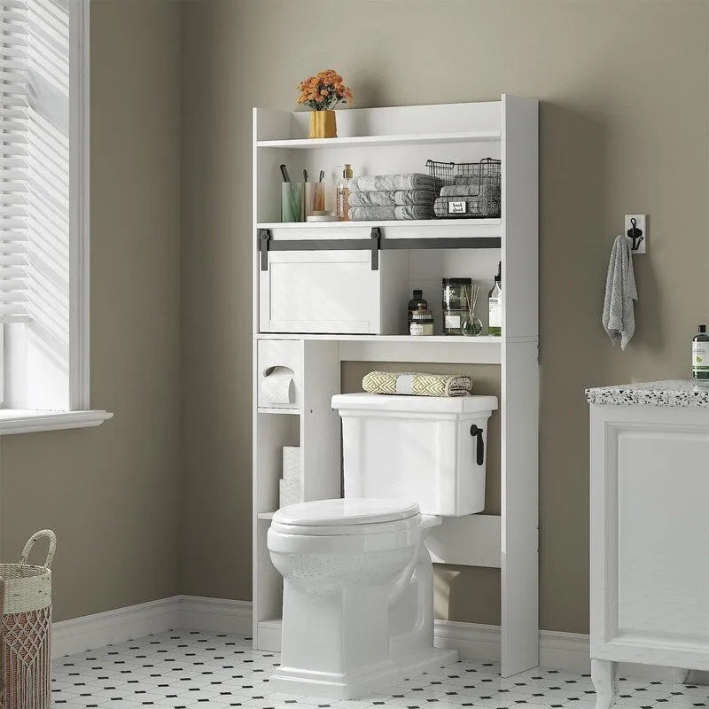 Armoire de rangement à installer au-dessus des toilettes - 7,7 cm (P) x 32,3 cm (L) x 61,9 cm (H)