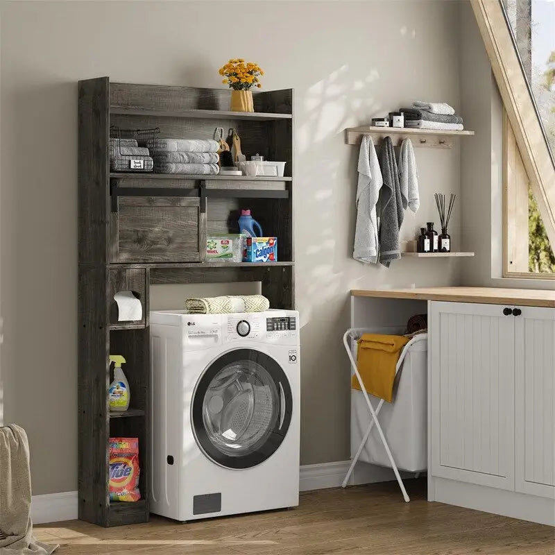Armoire de rangement à installer au-dessus des toilettes - 7,7 cm (P) x 32,3 cm (L) x 61,9 cm (H)