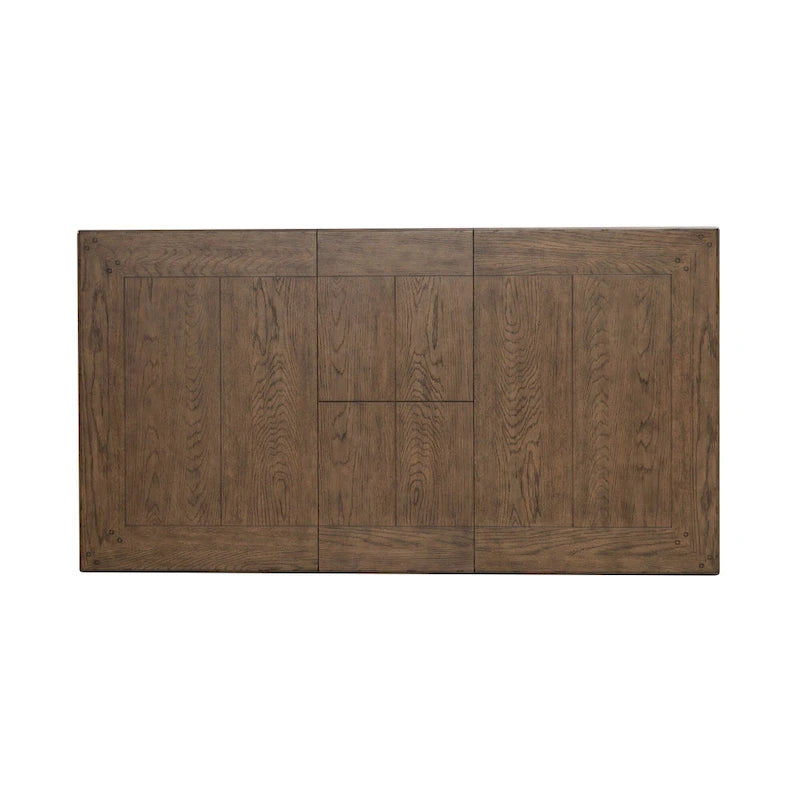 Ensemble table rectangulaire d'extérieur avec chaises de salle à manger - Différentes options