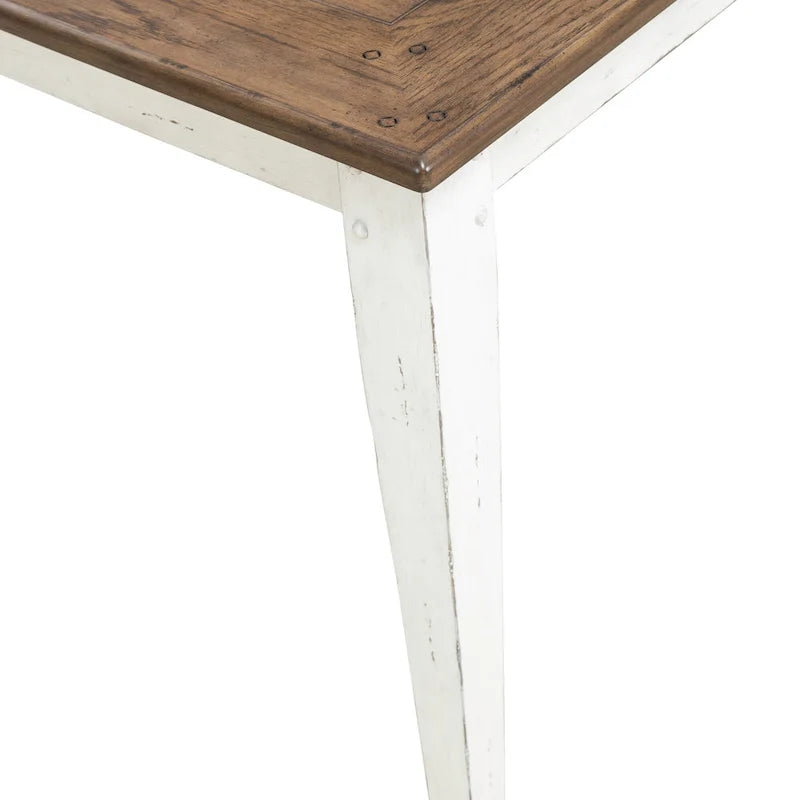 Ensemble table rectangulaire d'extérieur avec chaises de salle à manger - Différentes options