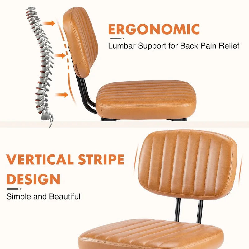 Chaises d'appoint rembourrées de style moderne du milieu du siècle pour cuisine et salle à manger