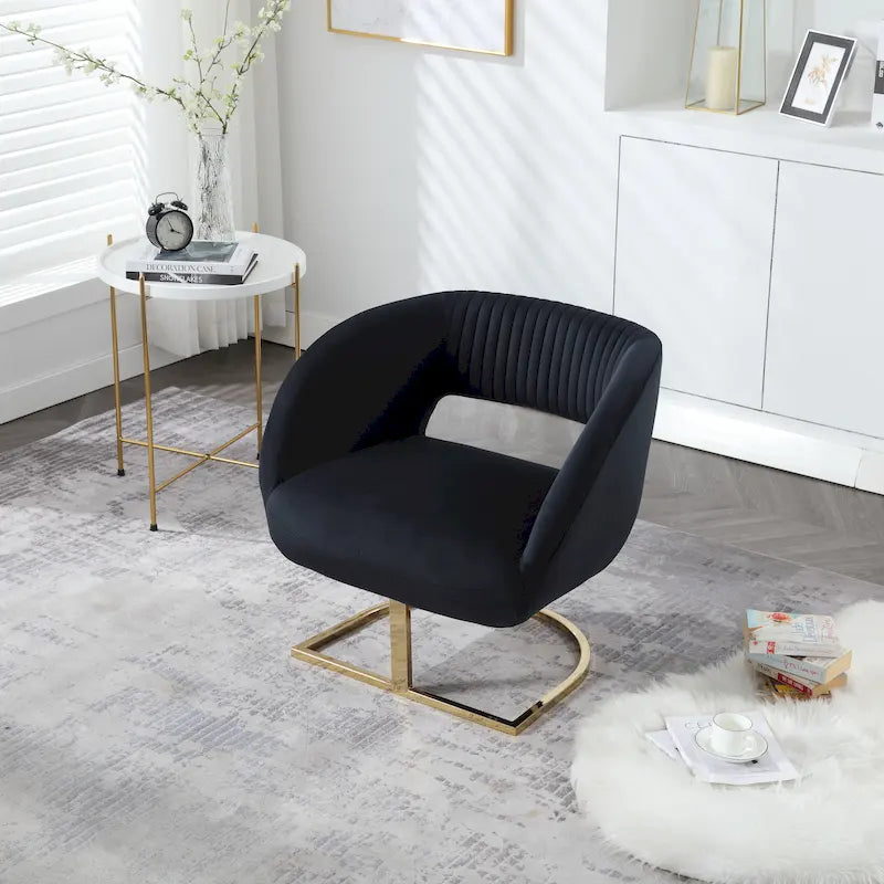 Fauteuil de salon capitonné