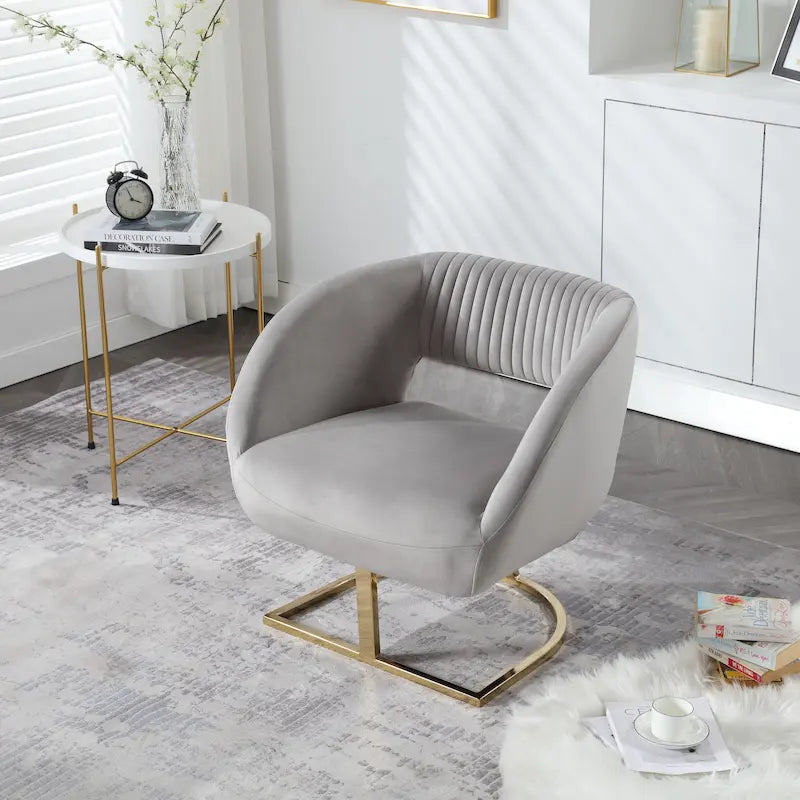 Fauteuil de salon capitonné