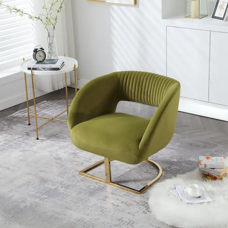 Fauteuil de salon capitonné