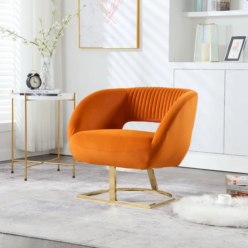 Fauteuil de salon capitonné