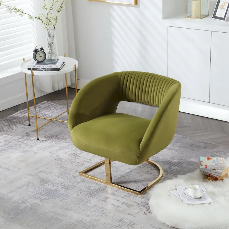 Fauteuil de salon capitonné