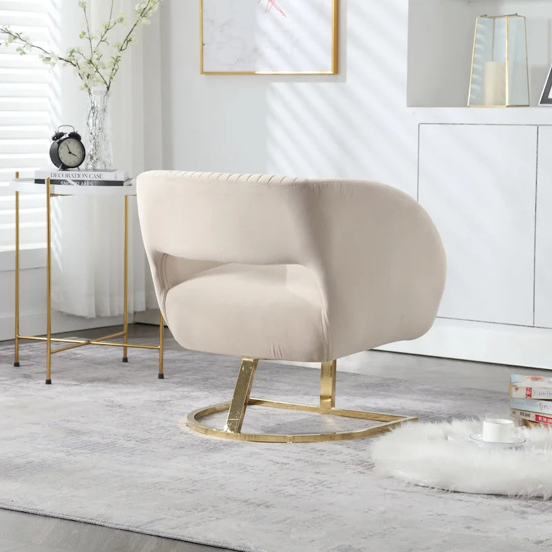 Fauteuil de salon capitonné
