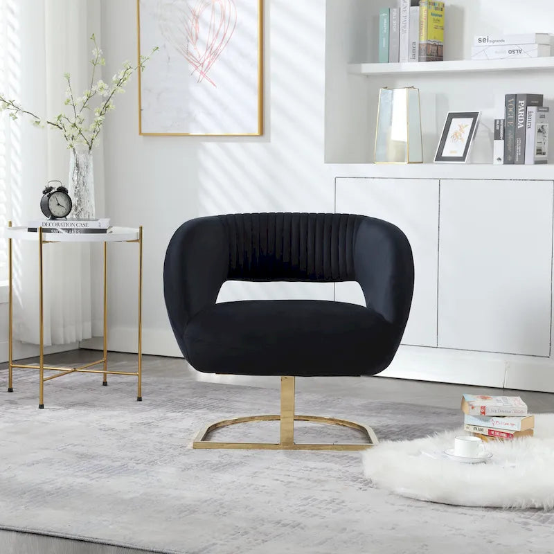 Fauteuil de salon capitonné