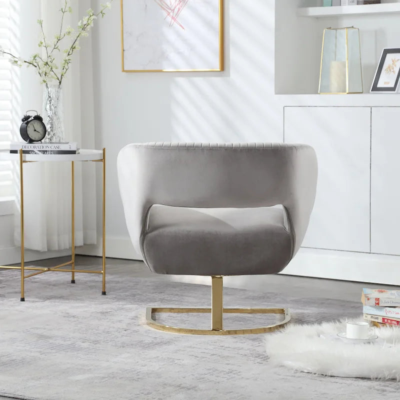 Fauteuil de salon capitonné