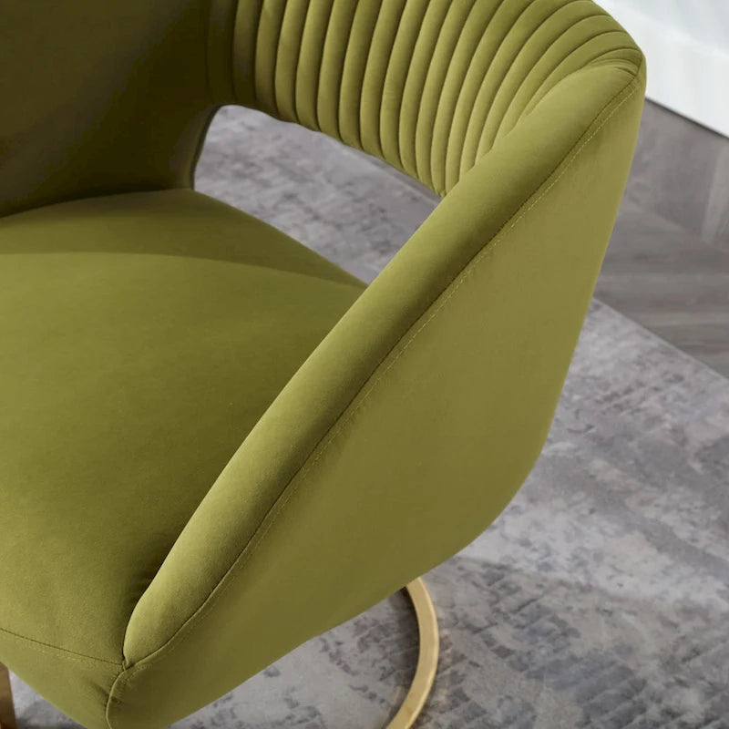 Fauteuil de salon capitonné