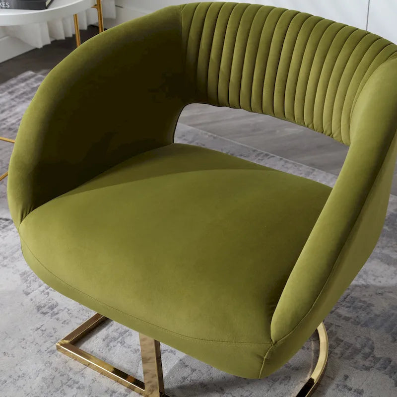 Fauteuil de salon capitonné