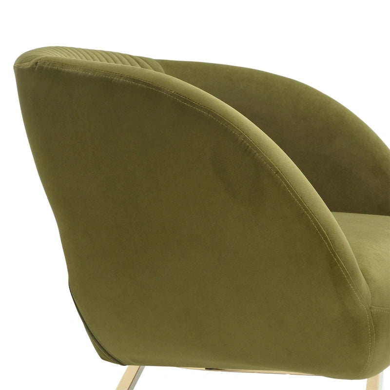 Fauteuil de salon capitonné