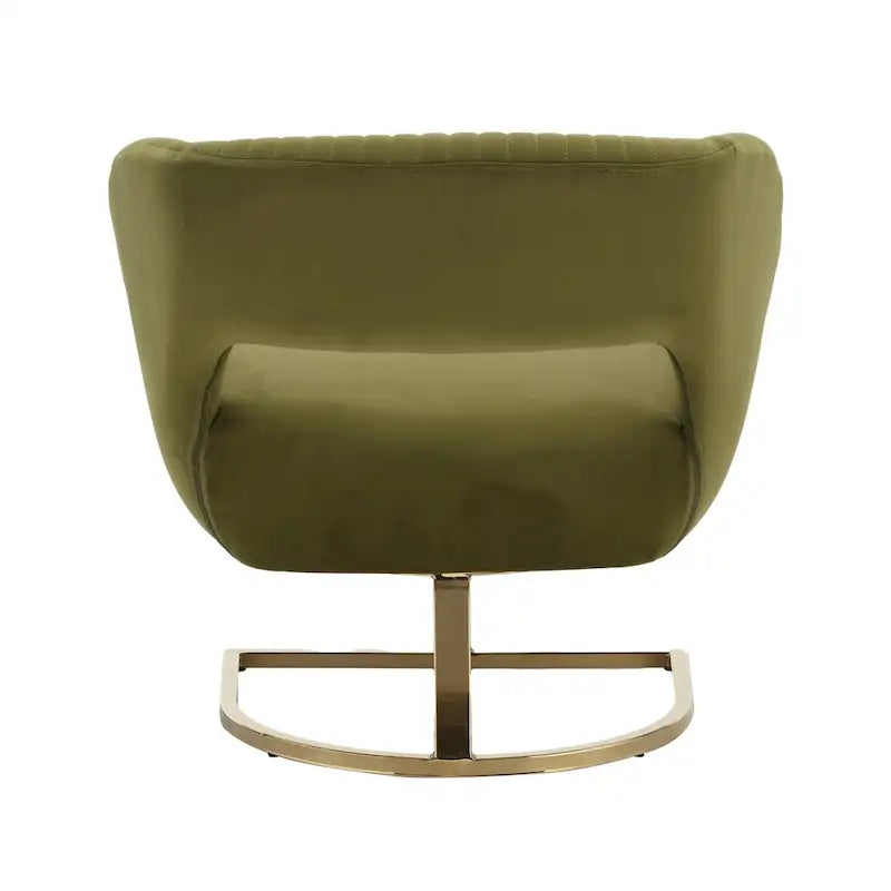 Fauteuil de salon capitonné